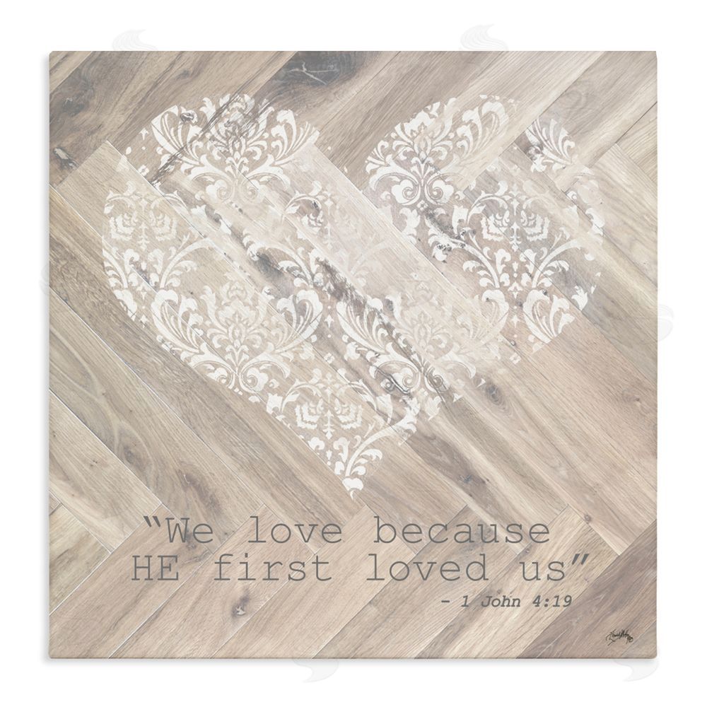 Sundance Graphics He Loved Us First Canvas Wall Art Print