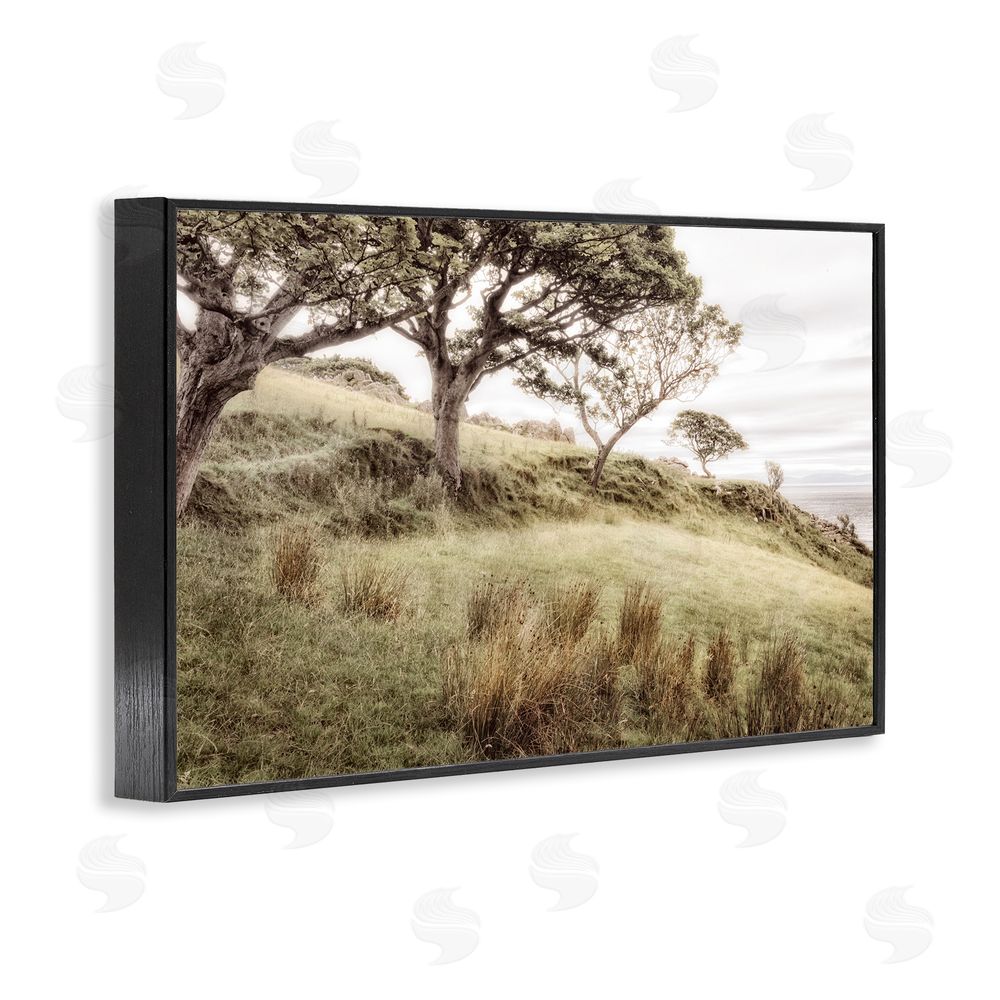 Sundance Graphics Irish Hillside Landscape Black Framed Giclee Wall Art Print