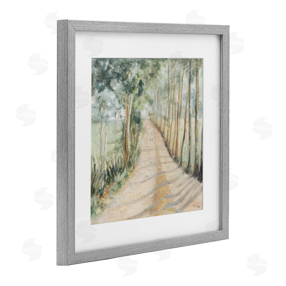 Sundance Graphics Camino A Casa Pathway Gray Framed Print Under Glass Wall Art
