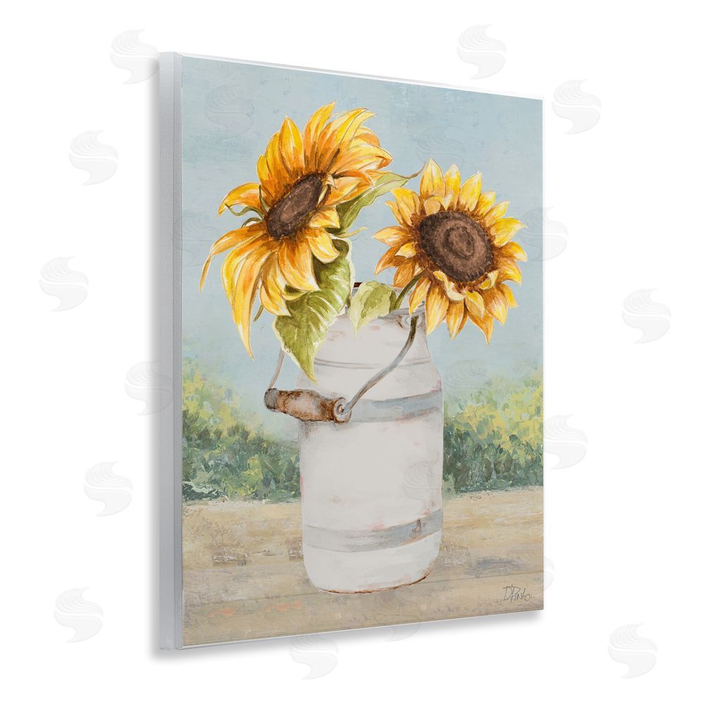 Sundance Graphics Sunflower Pitcher in Country Wall Plaque Printed Art