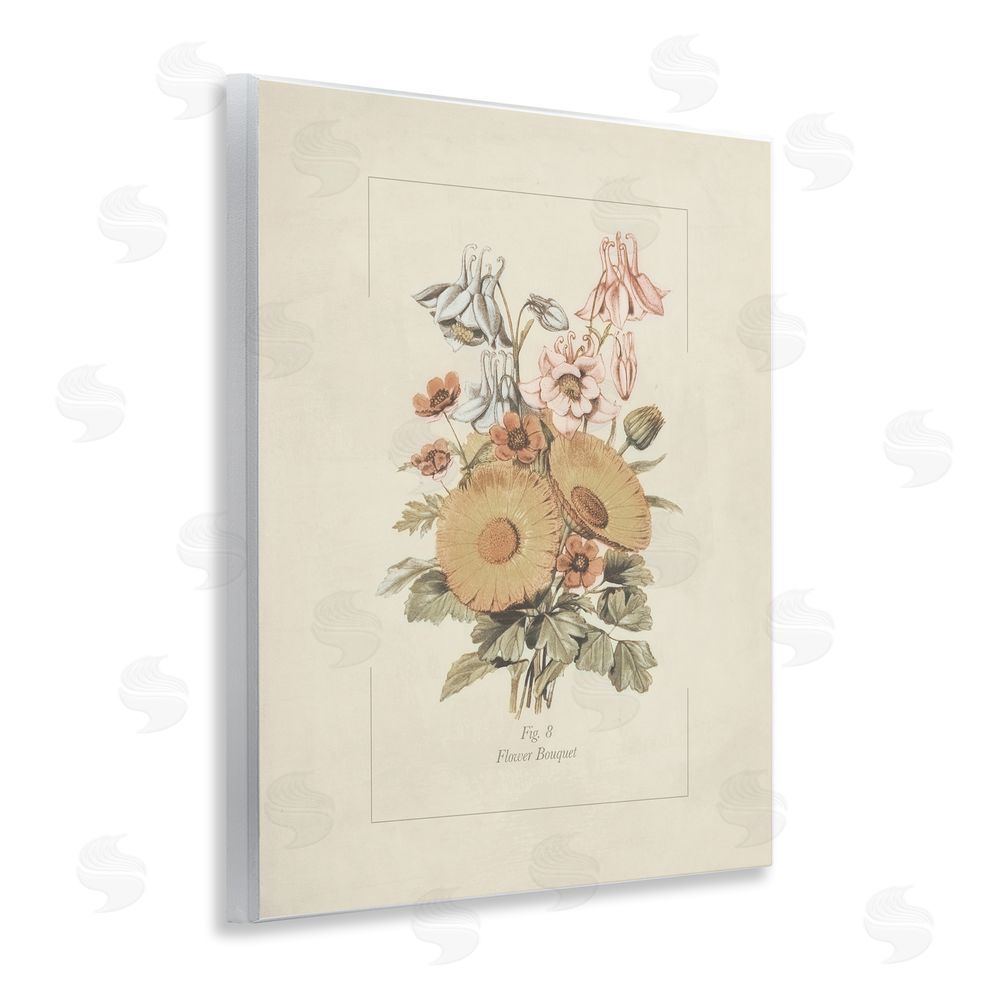 Sundance Graphics Flower Bouquet Vintage Garden Wall Plaque Printed Art