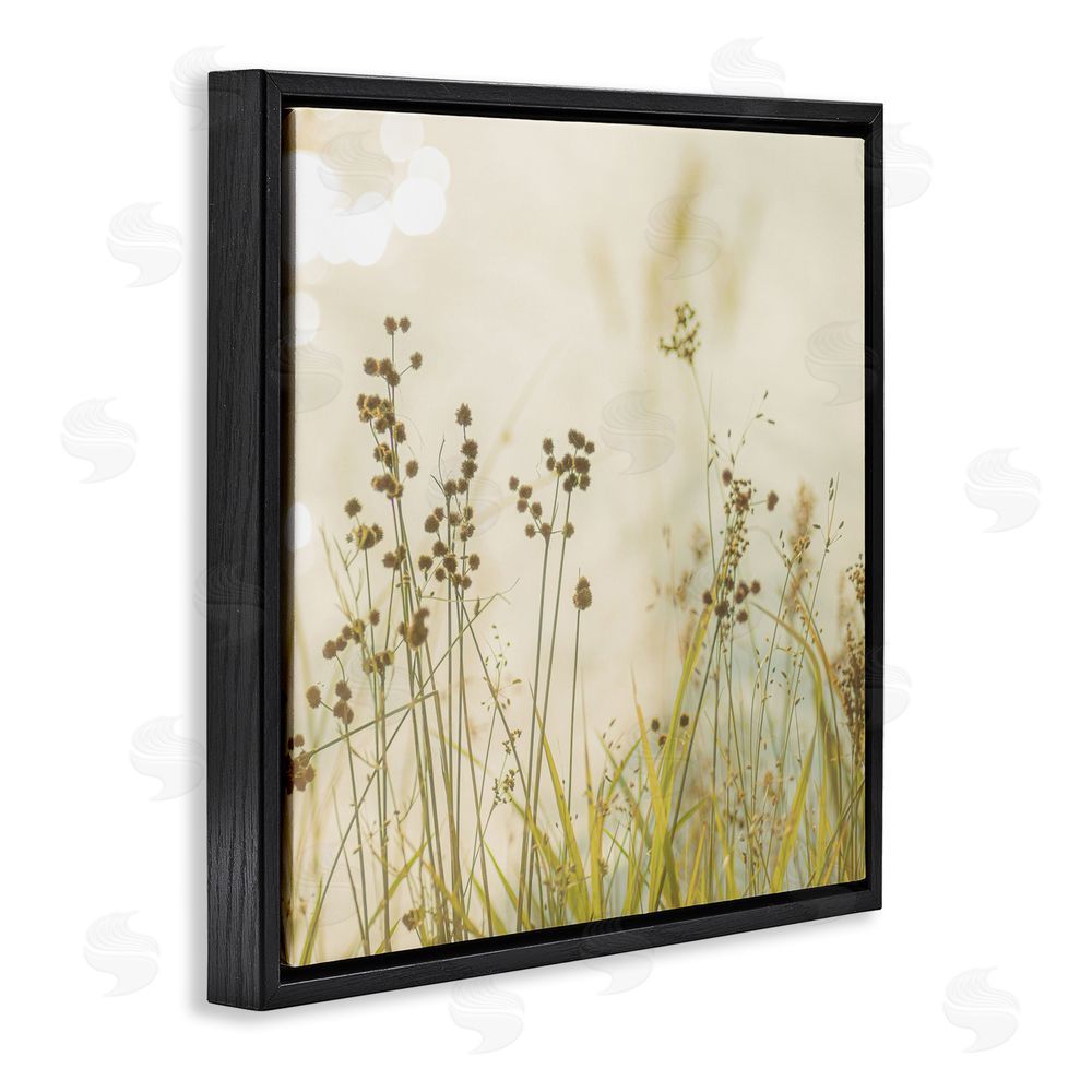 Sundance Graphics Country Afternoon Walk Black Floating Frame Canvas Wall Art Print