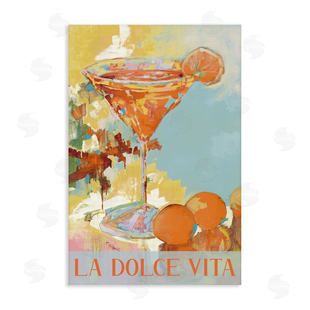 Sundance Graphics La Dolce Vita Citrus Cocktail Canvas Wall Art Print
