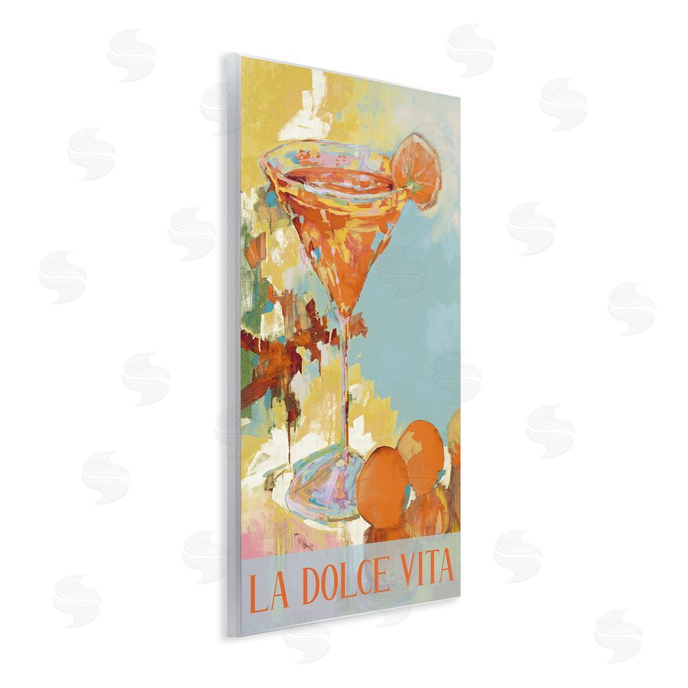Sundance Graphics La Dolce Vita Citrus Cocktail Wall Plaque Printed Art