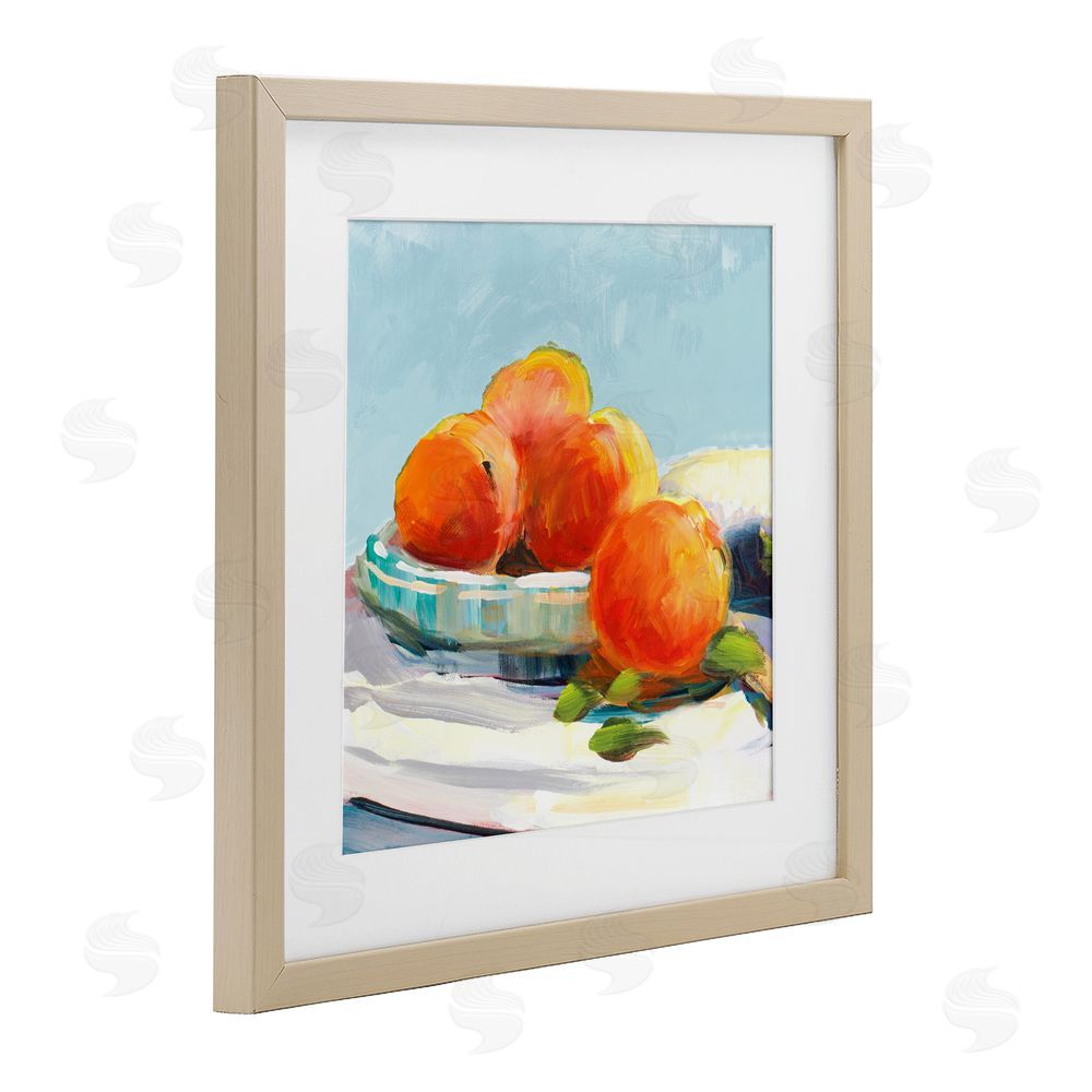 Sundance Graphics Citrus Plantation Still Life Birch Framed Print Under Glass Wall Art
