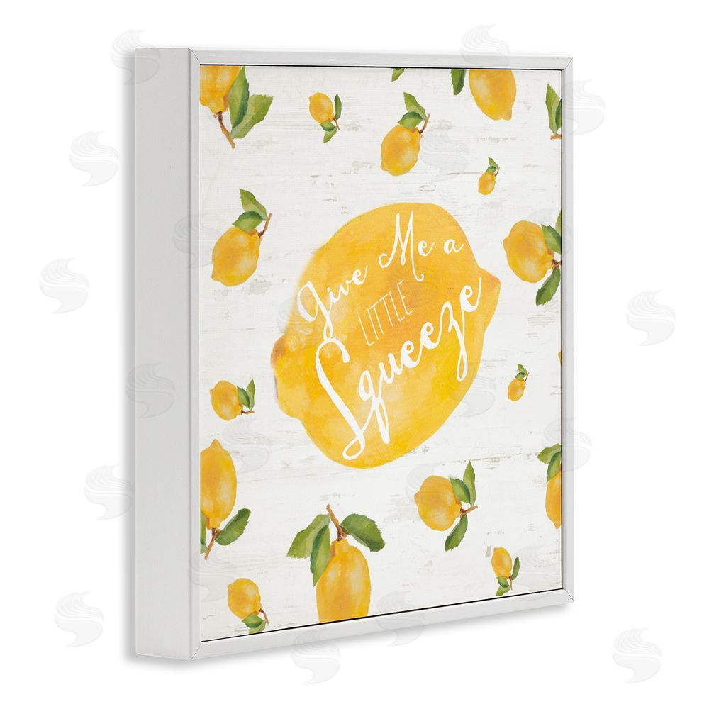 Sundance Graphics Give Me A Squeeze White Framed Giclee Wall Art Print