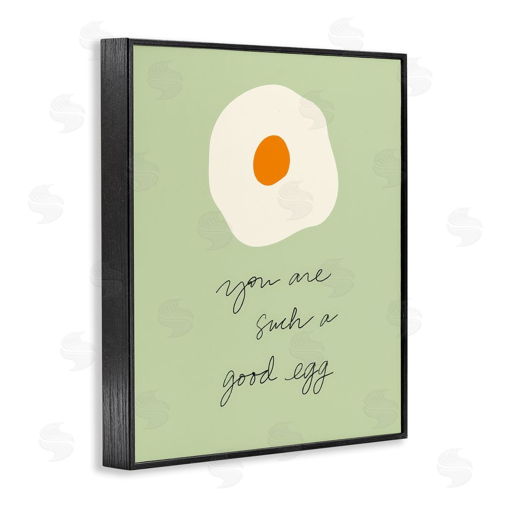 Sundance Graphics You Are A Good Egg Black Framed Giclee Wall Art Print