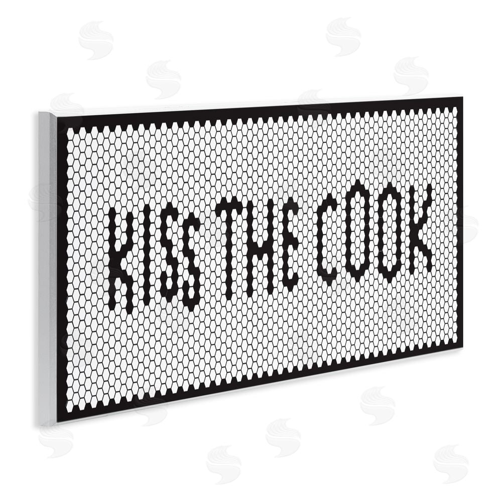 Sundance Graphics Retro Kiss The Cook Wall Plaque Printed Art