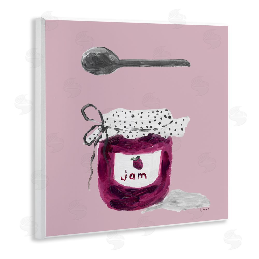 Sundance Graphics Jam Jar over Blush Wall Plaque Printed Art