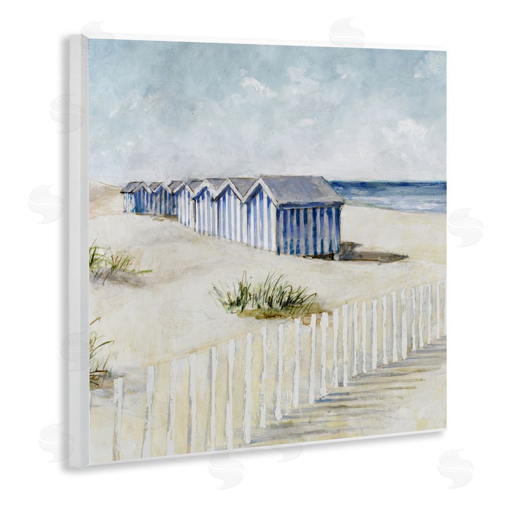 Sundance Graphics Vintage Coastline Nautical Shacks Wall Plaque Printed Art