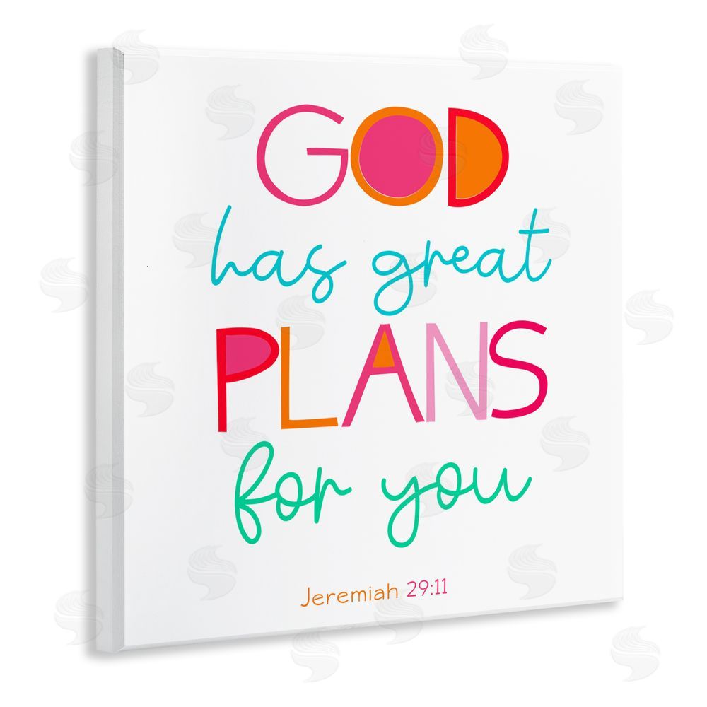Sundance Graphics Whimsical God's Plans For You Wall Plaque Printed Art