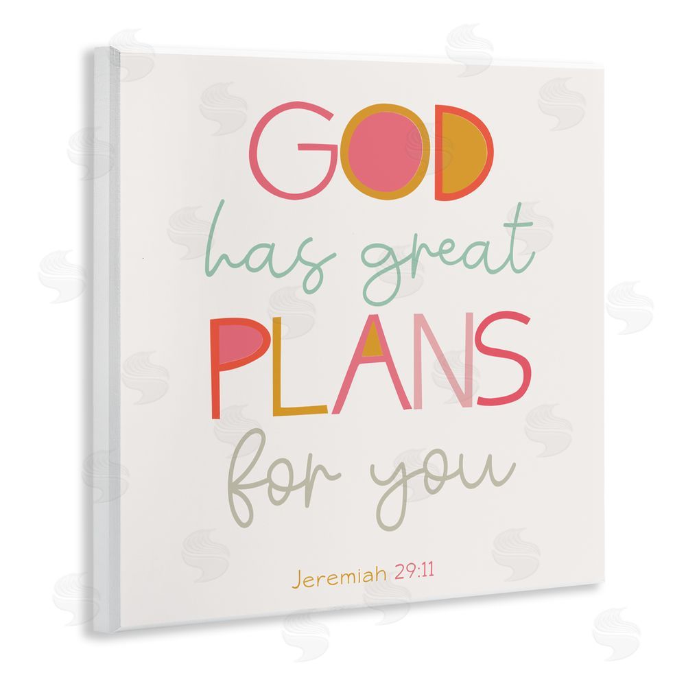 Sundance Graphics God's Plans For You Wall Plaque Printed Art