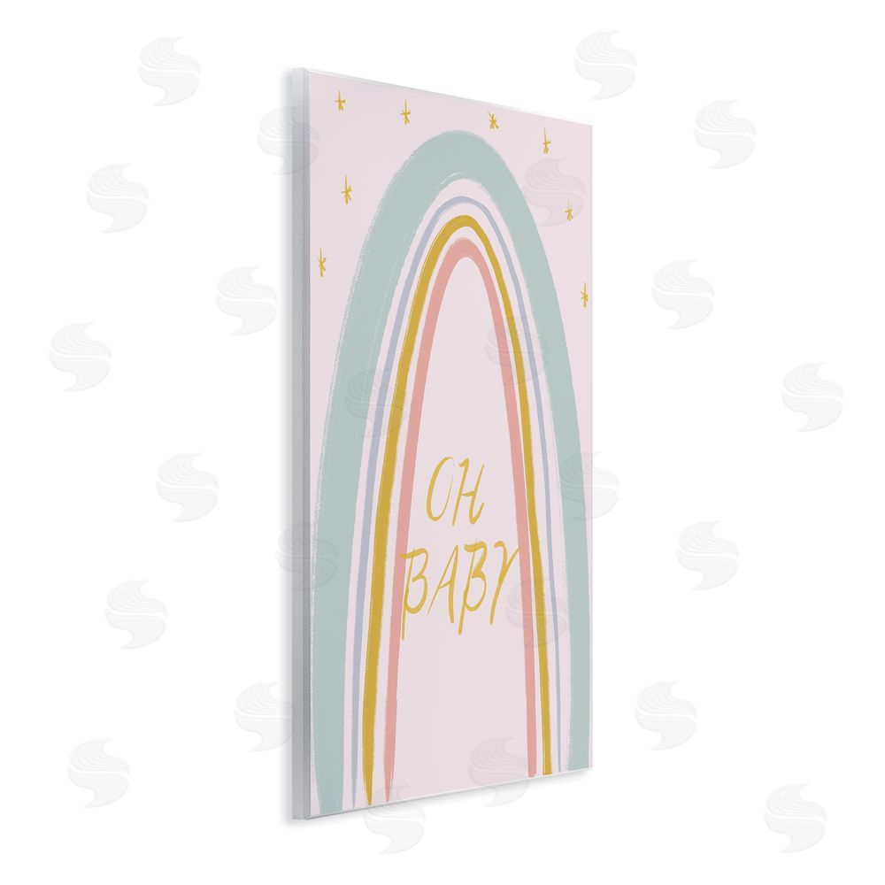 Sundance Graphics Oh Baby Rainbow Wall Plaque Printed Art