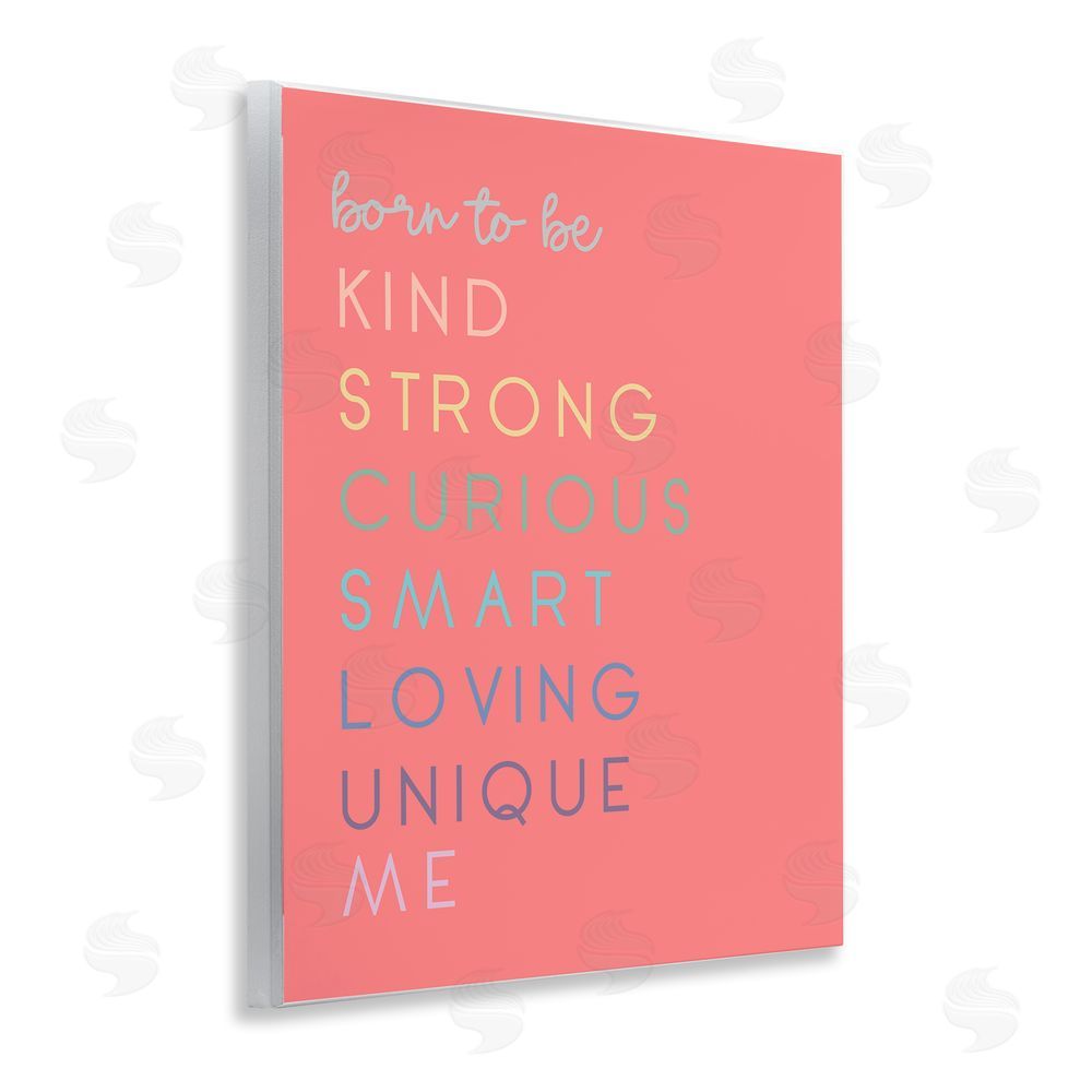 Sundance Graphics Born To Be Adjectives Wall Plaque Printed Art