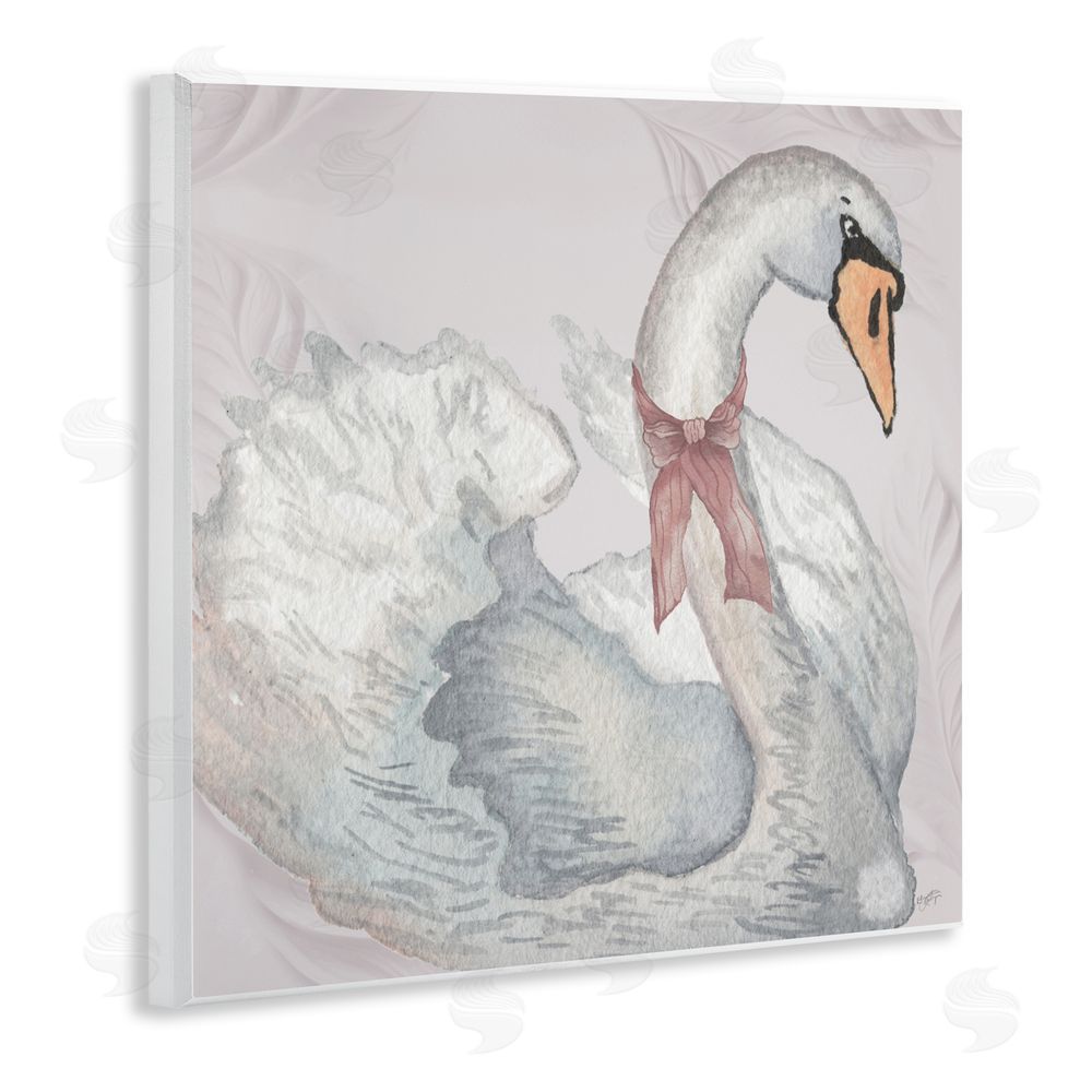 Sundance Graphics Subdued Classic Swan Wall Plaque Printed Art
