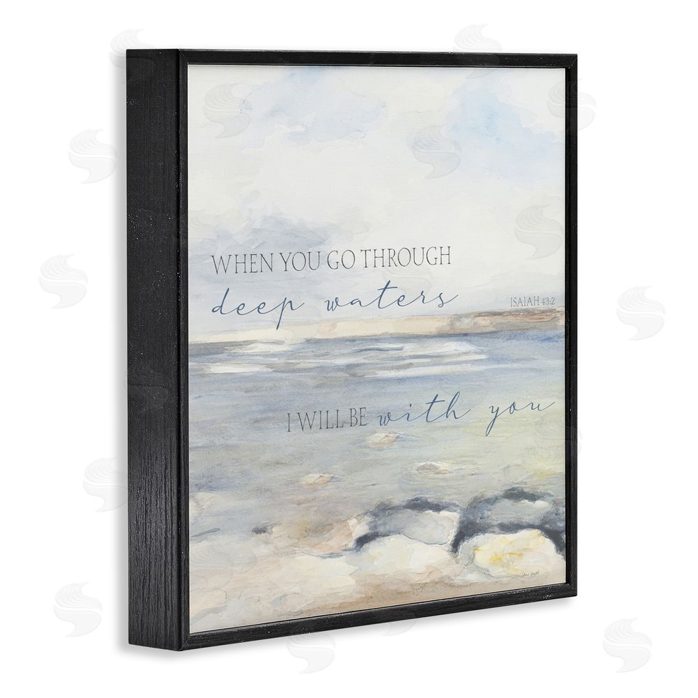 Sundance Graphics Deep Waters with You Black Framed Giclee Wall Art Print