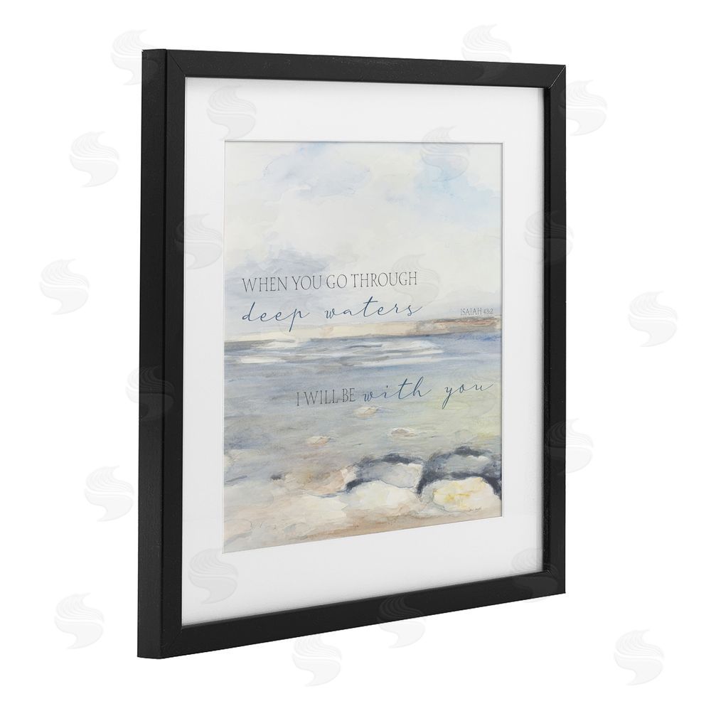Sundance Graphics Deep Waters with You Black Framed Print Under Glass Wall Art