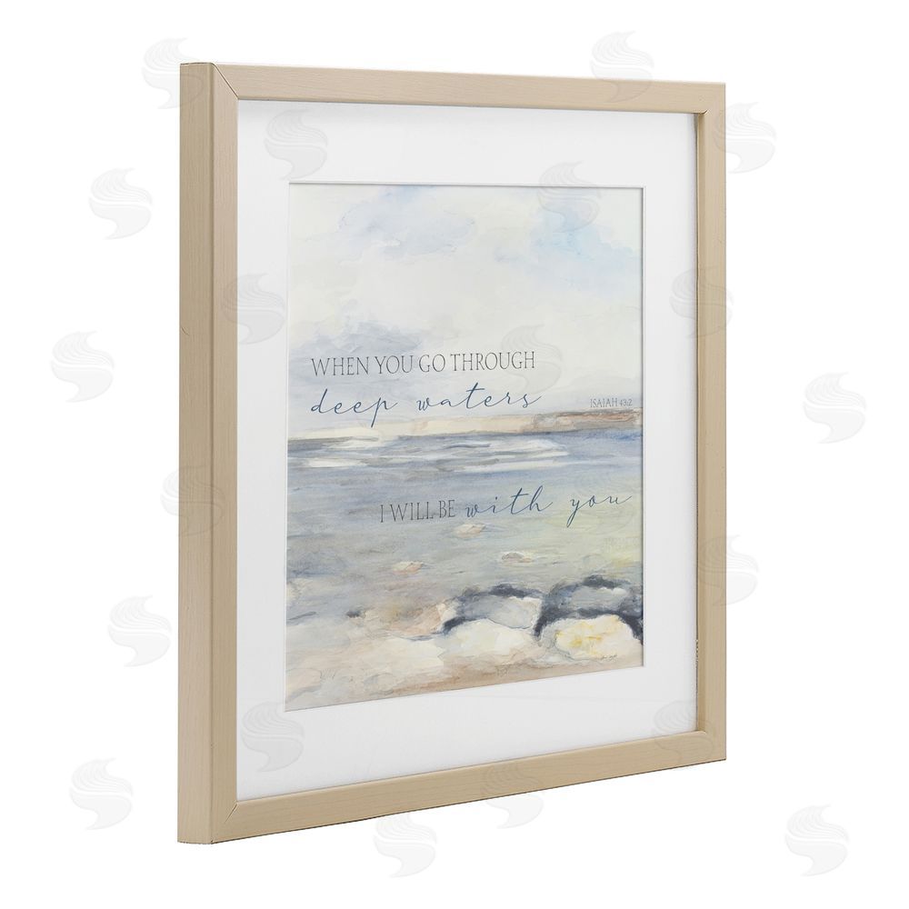 Sundance Graphics Deep Waters with You Birch Framed Print Under Glass Wall Art