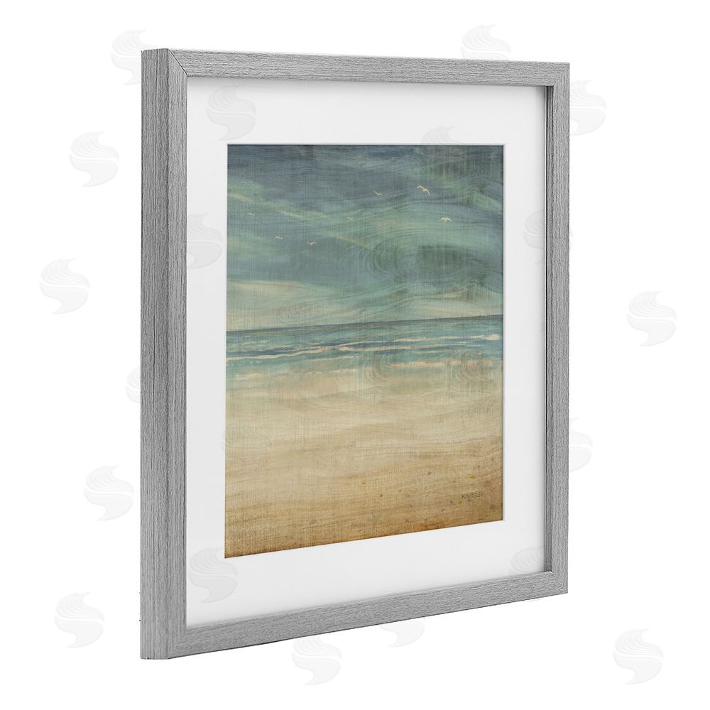 Sundance Graphics Moody Coastal Days Gray Framed Print Under Glass Wall Art