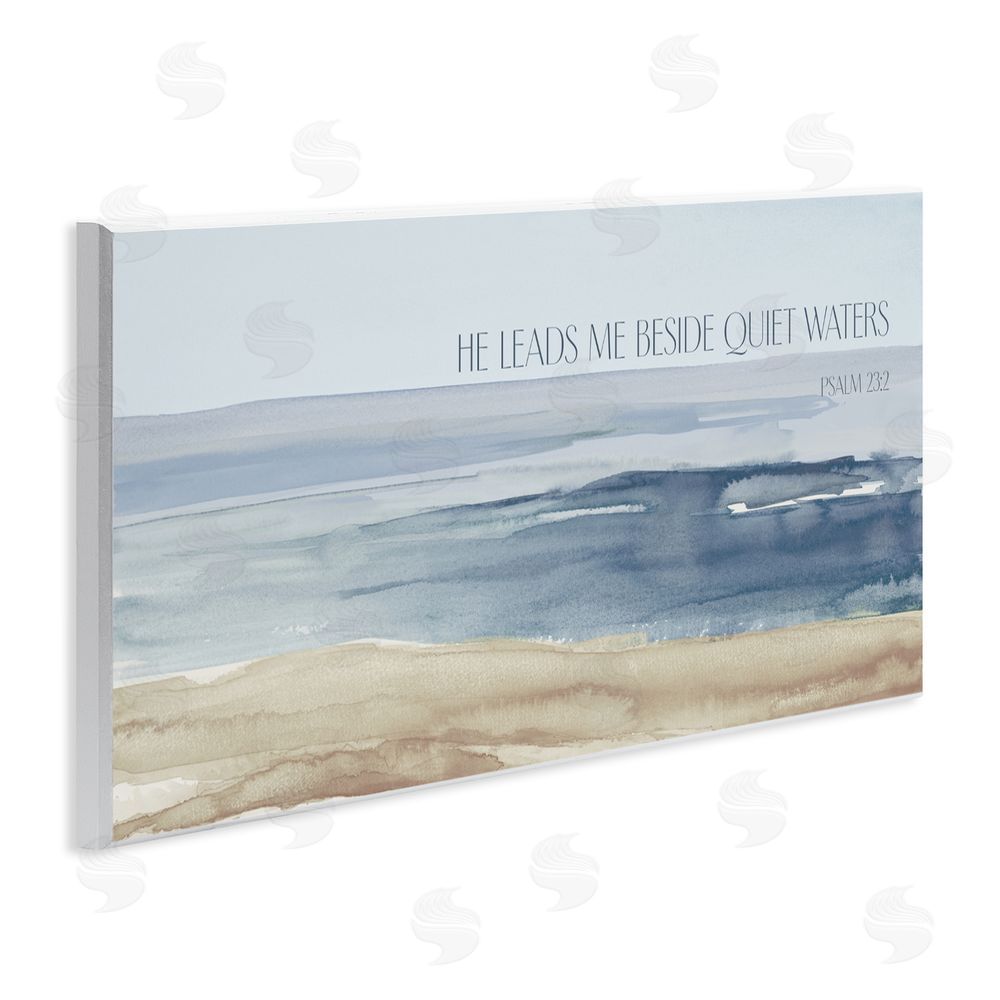 Sundance Graphics He Leads Me Quiet Waters Wall Plaque Printed Art