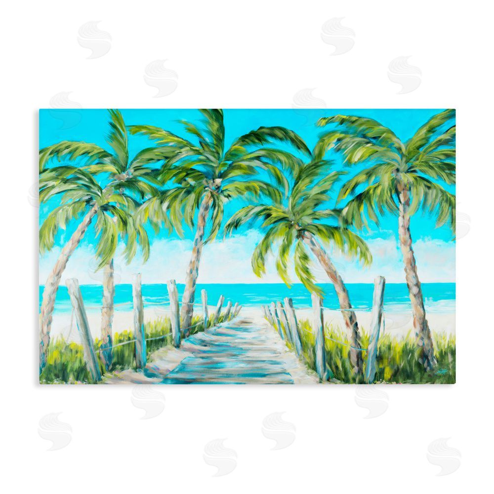 Sundance Graphics The Path To Paradise Canvas Wall Art Print