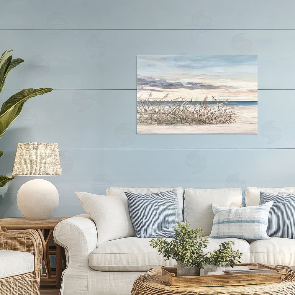 Sundance Graphics Windy Beaches Landscape Canvas Wall Art Print in Room