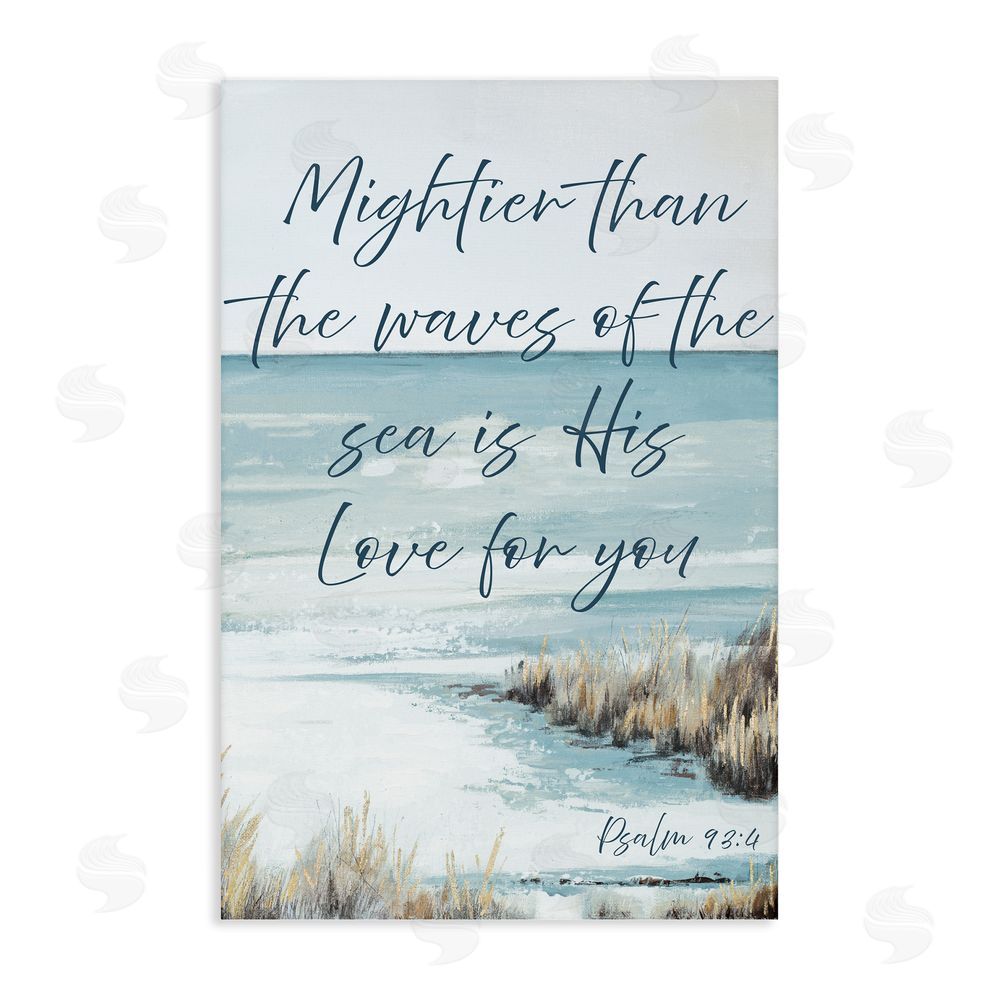 Sundance Graphics Mightier Than The Waves Canvas Wall Art Print
