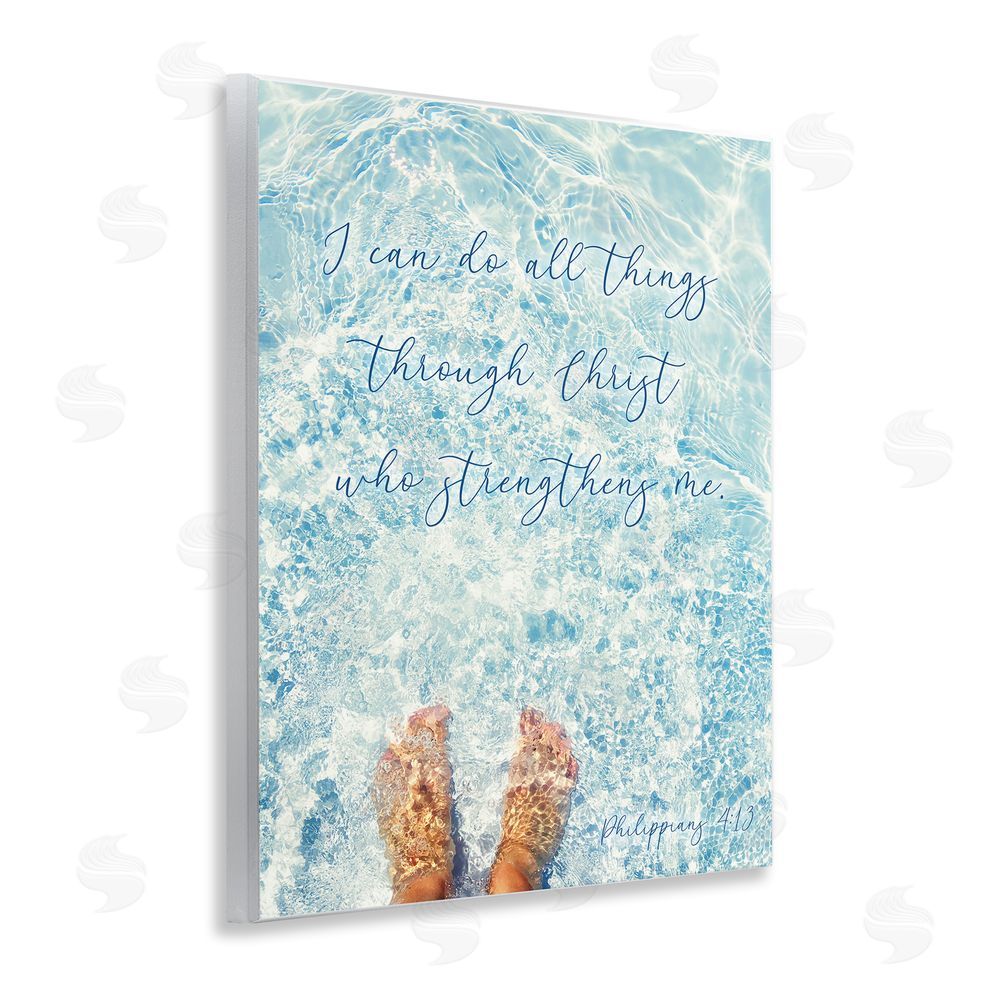 Sundance Graphics I Can Do All Things Wall Plaque Printed Art