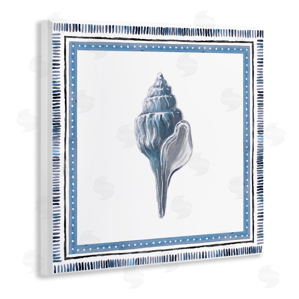 Sundance Graphics Soft Blue Conch Shell Wall Plaque Printed Art