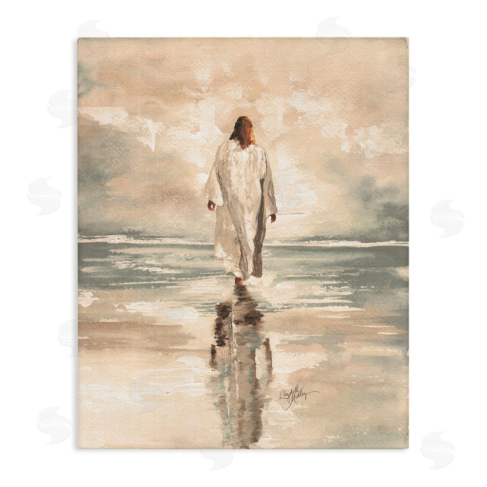 Sundance Graphics Jesus Calms The Sea Canvas Wall Art Print