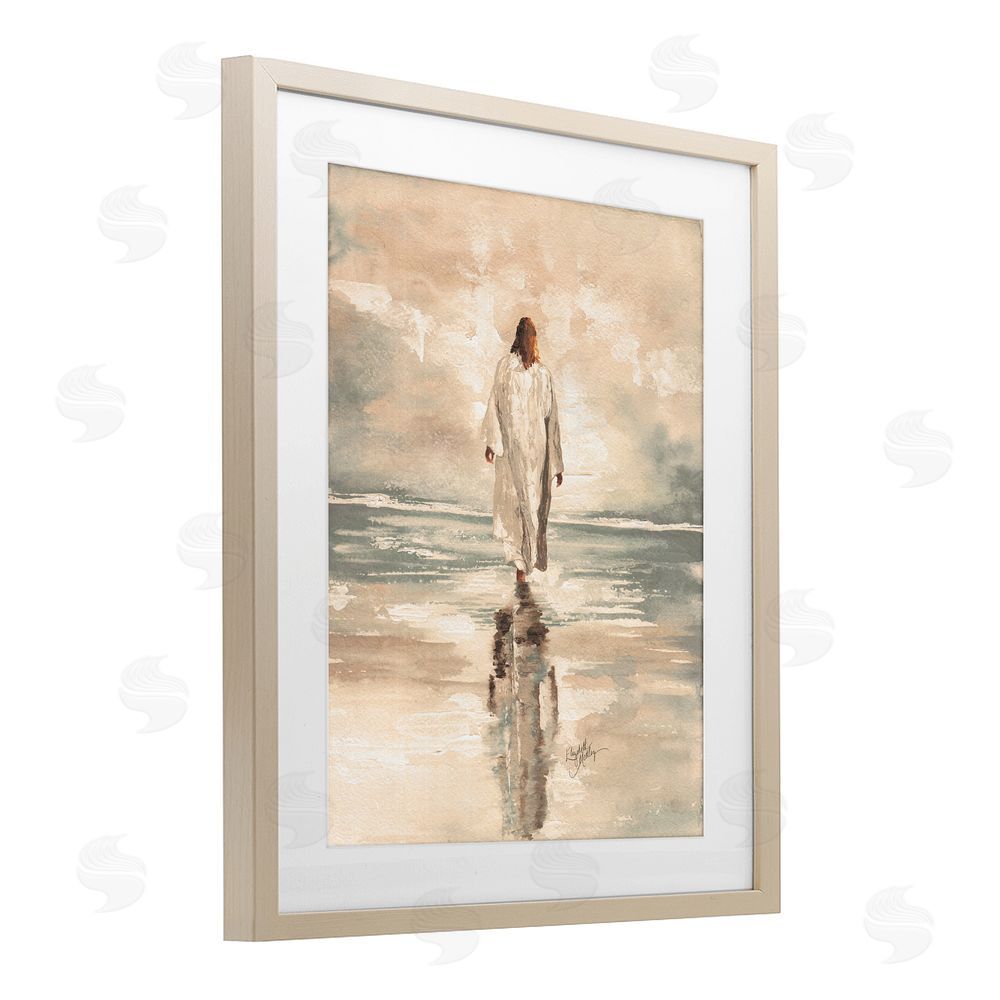 Sundance Graphics Jesus Calms The Sea Birch Framed Print Under Glass Wall Art