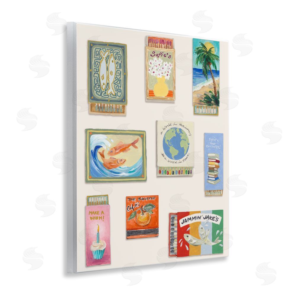 Lanie Loreth World Matchbox Collection Wall Plaque Art Print