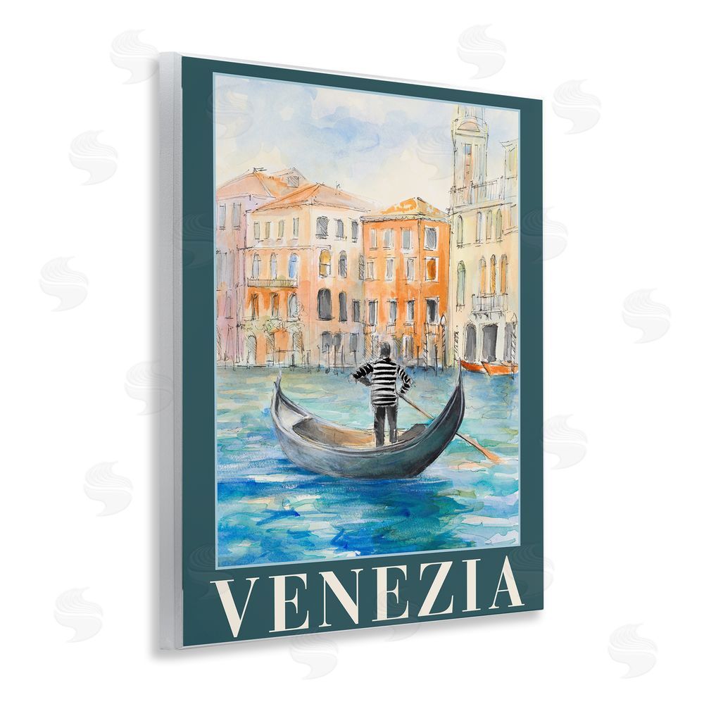 Sundance Graphics Venezia Gondola View Wall Plaque Printed Art