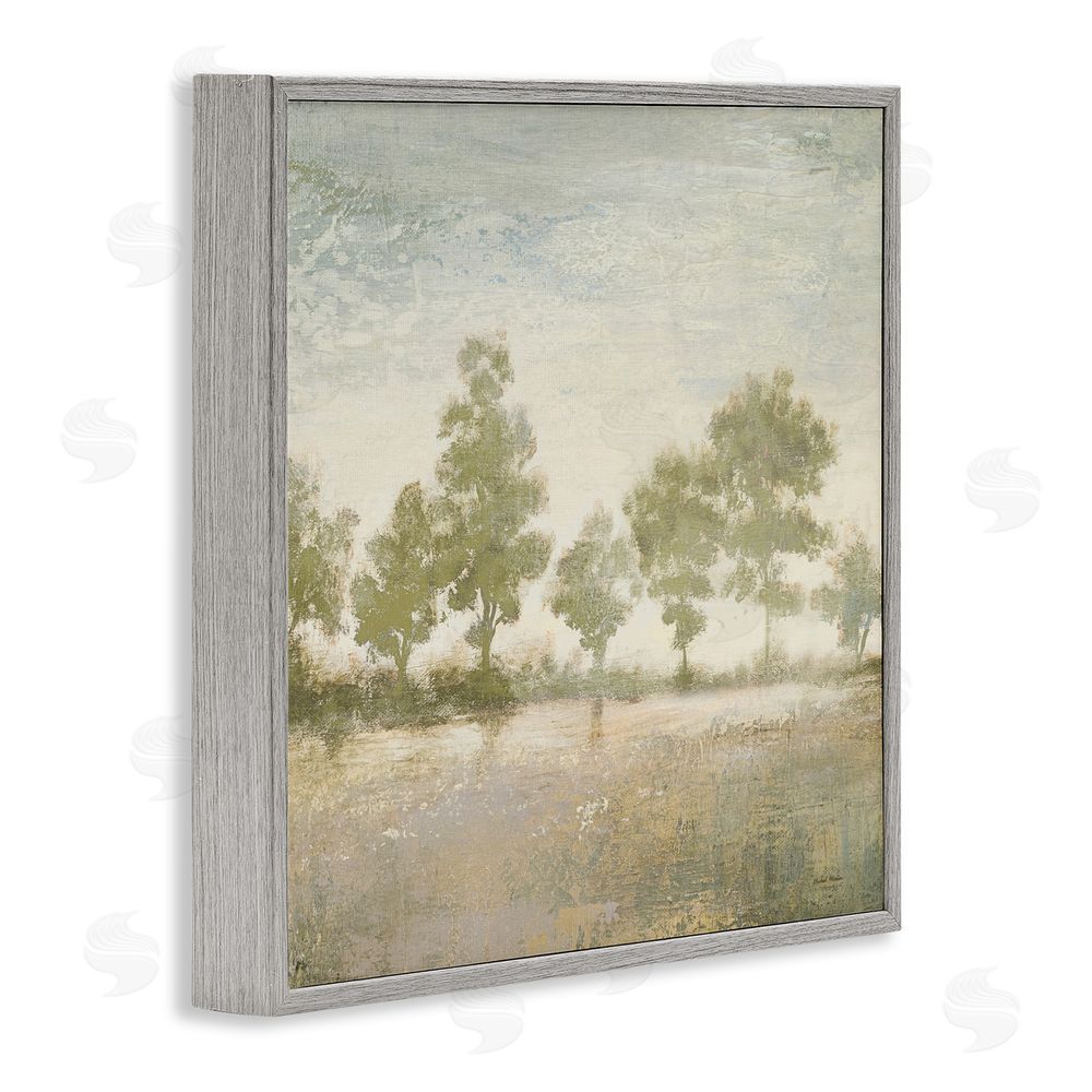 Sundance Graphics Forest Light Landscape Gray Framed Giclee Wall Art Print