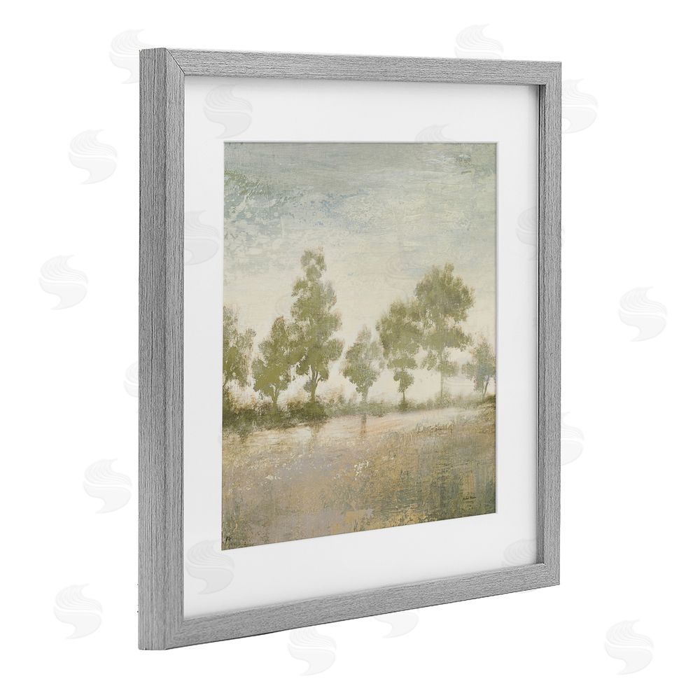 Sundance Graphics Forest Light Landscape Gray Framed Print Under Glass Wall Art