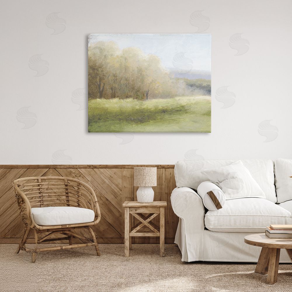 Sundance Graphics Within a Familiar Place Landscape Canvas Wall Art Print in Room