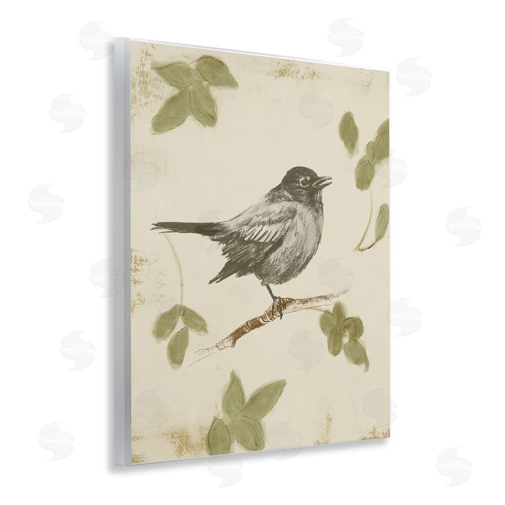 Sundance Graphics Bird Scene over Neutral Wall Plaque Printed Art