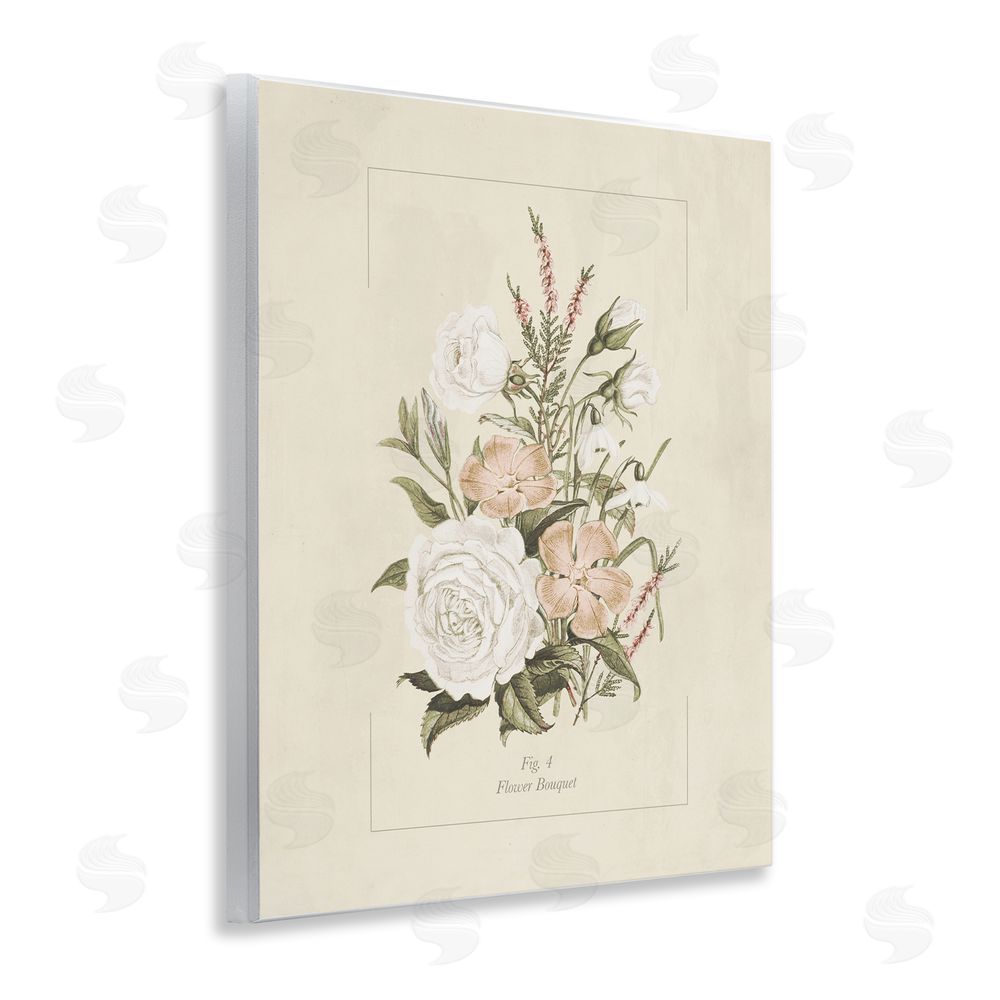 Dan Meneely Neutral & Soft Bouquet Study Wall Plaque Art Print