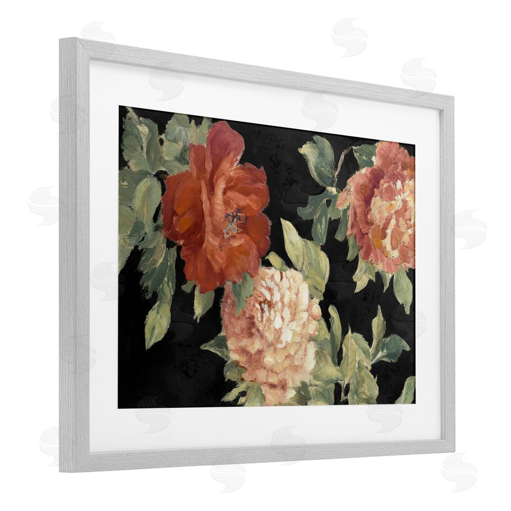 Sundance Graphics Beauty of the Red Blossom Gray Framed Print Under Glass Wall Art