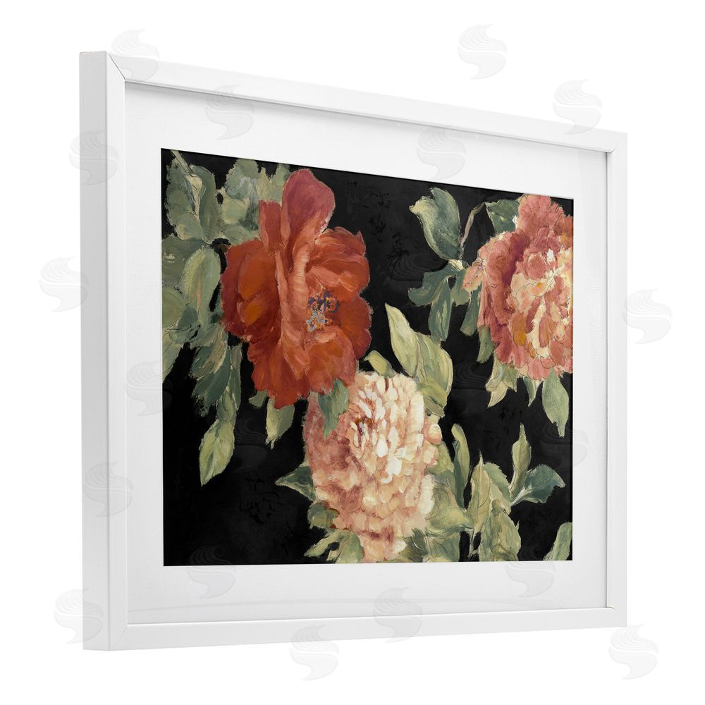 Sundance Graphics Beauty of the Red Blossom White Framed Print Under Glass Wall Art
