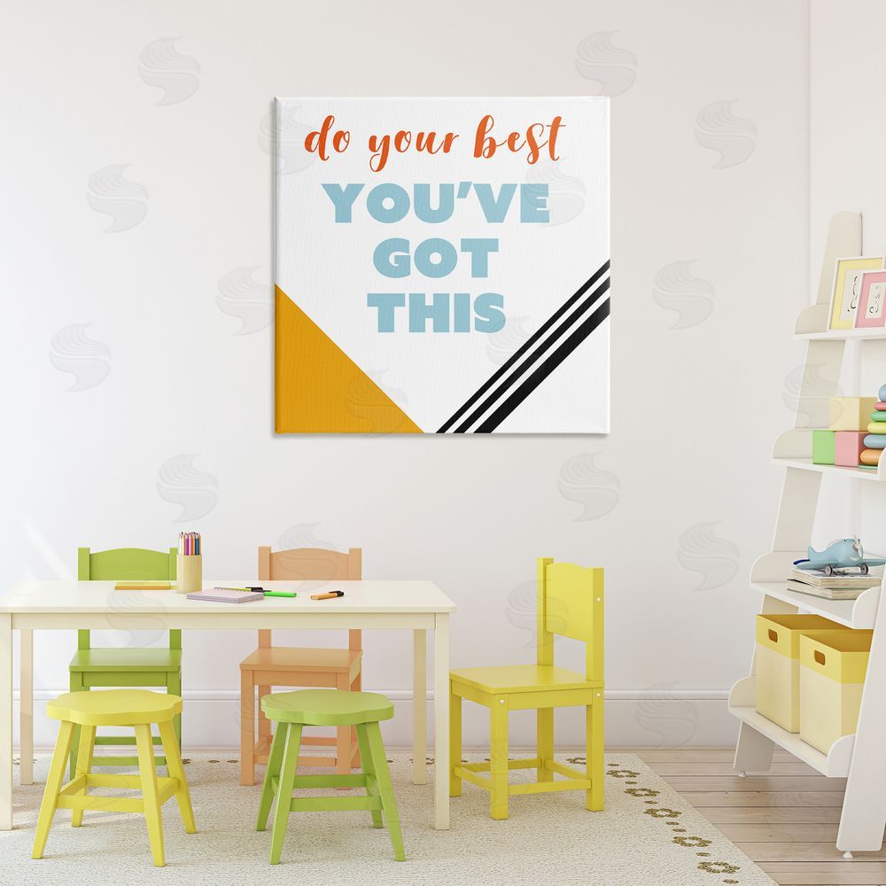 Sundance Graphics Do Your Best You've Got This Canvas Wall Art Print in Room