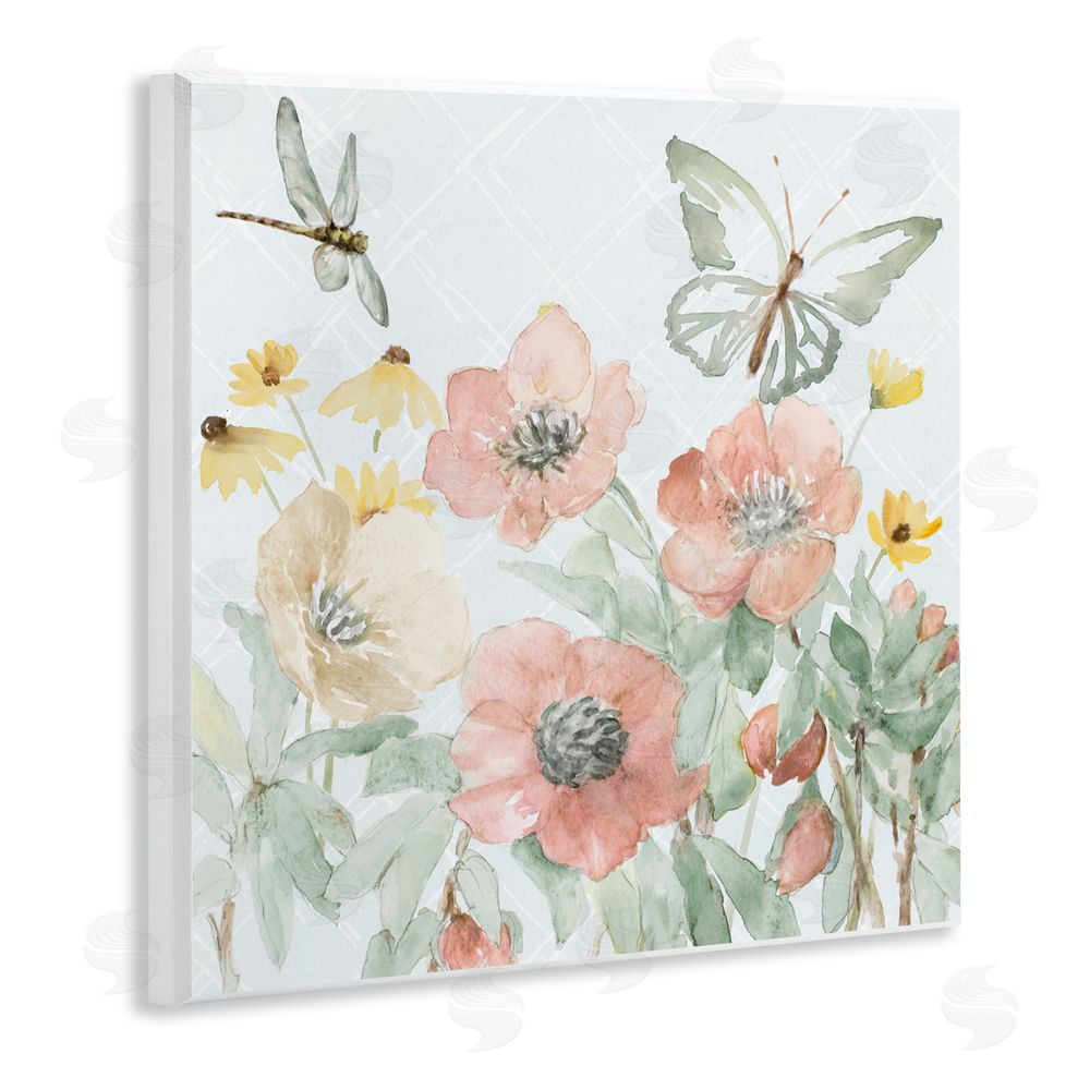 Sundance Graphics Garden Joy Butterflies Wall Plaque Printed Art