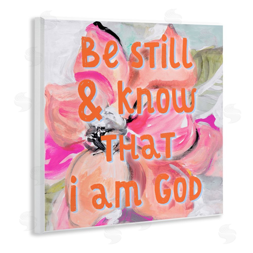 Sundance Graphics Bright Be Still Scripture Wall Plaque Printed Art