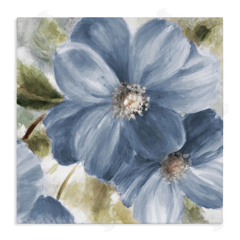 Lanie Loreth Walk in Blue Beauty Stretched Canvas Wall Art Print