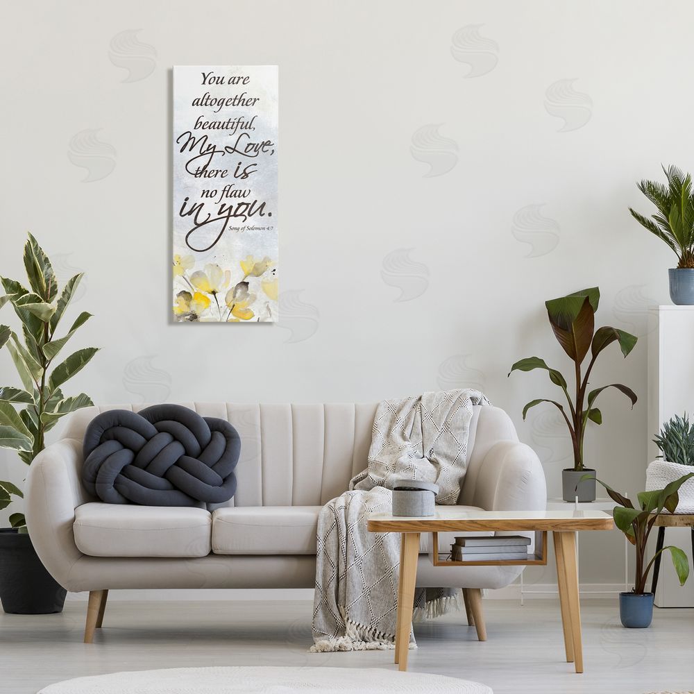 Lanie Loreth There Is No Flaw In You Stretched Canvas Wall Art in Room