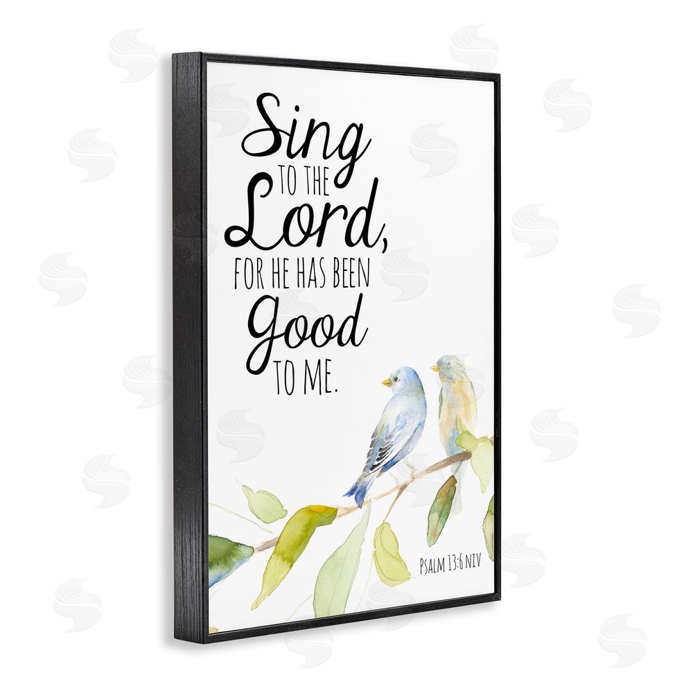 Lanie Loreth Sing To The Lord Black Framed Giclee Wall Art Print