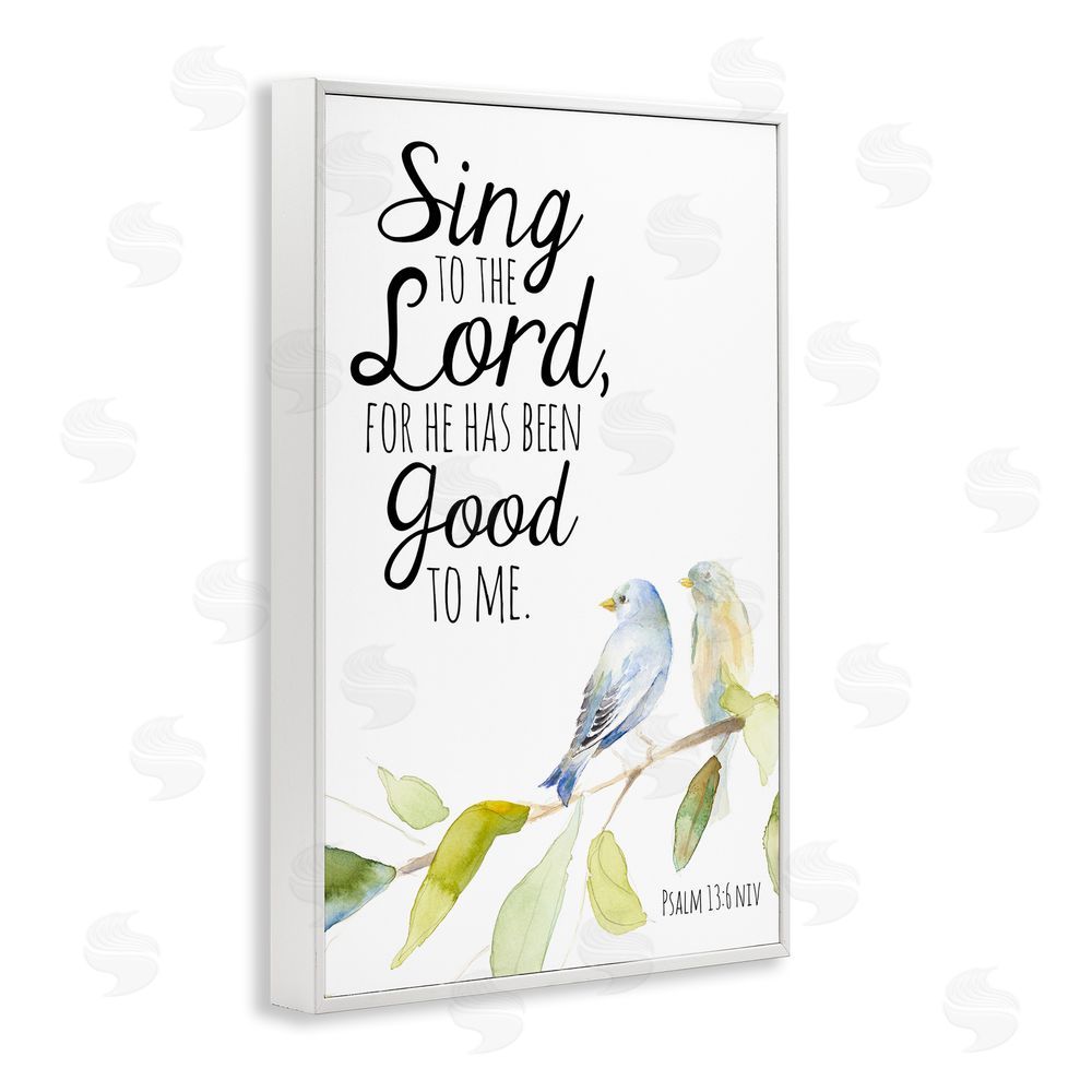 Lanie Loreth Sing To The Lord White Framed Giclee Wall Art Print