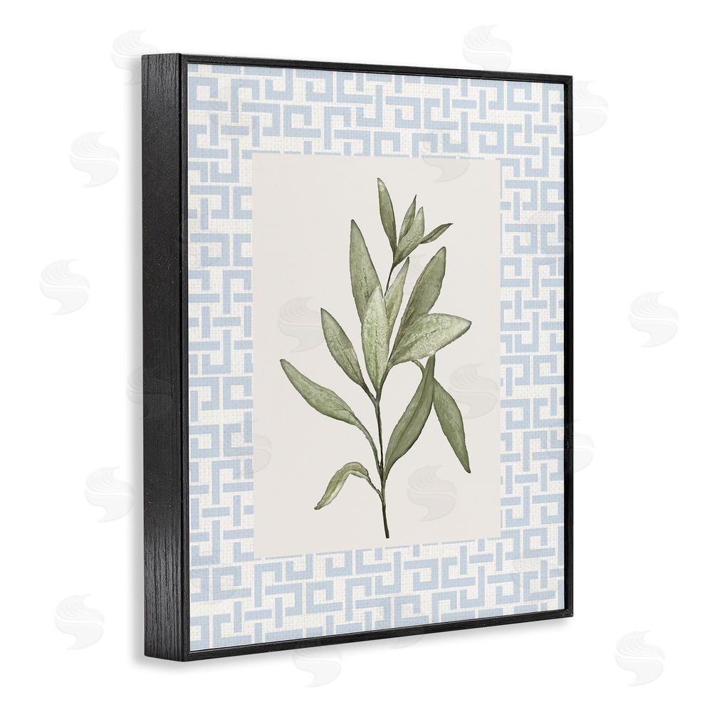 Sundance Graphics Leafy Fresh Herb Black Framed Giclee Wall Art Print