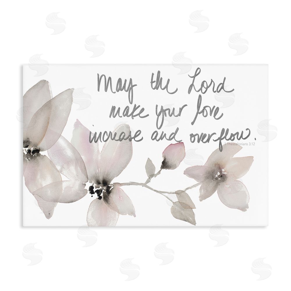 Sundance Graphics Love Increase & Overflow Canvas Wall Art Print