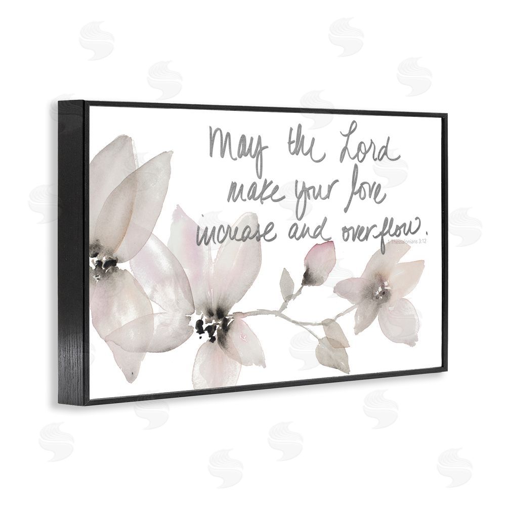 Sundance Graphics Love Increase & Overflow Black Framed Giclee Wall Art Print